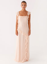 Naya Maxi Dress - Peach