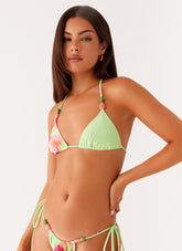 Rach Bikini Top - Green Tropical