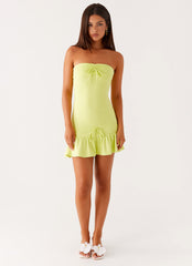 Tabi Mini Dress - Sunny Lime