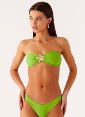 Taiwan Bandeau Bikini Top - Citrus