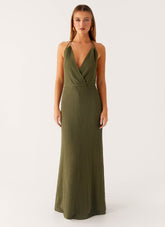 Thora Maxi Dress - Olive