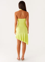 Valeria Mini Dress - Sunny Lime