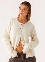 Vera Knit Cardigan - Ivory