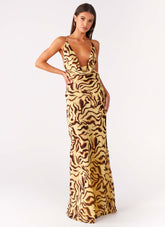 Viva Lune Maxi Dress - Laguna Print