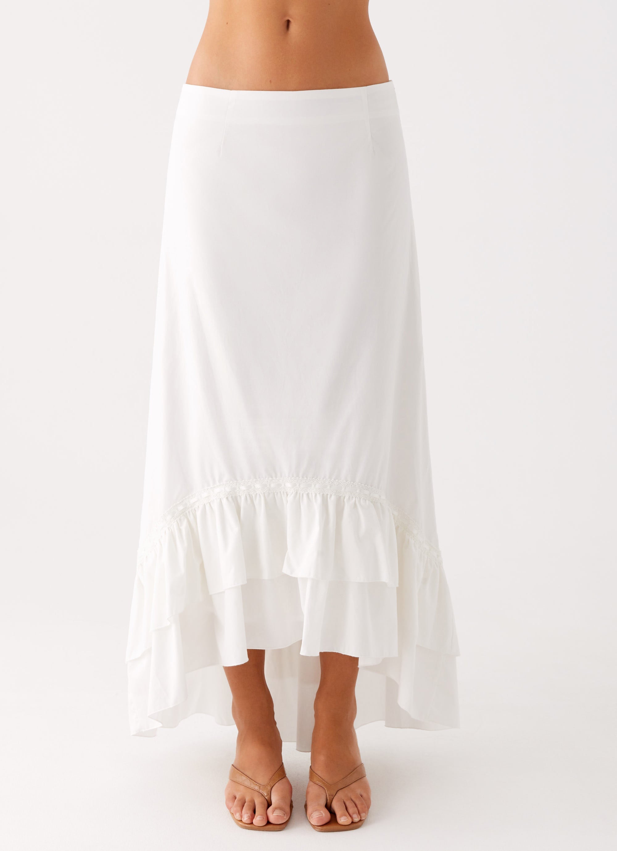 Alessandra Maxi Skirt - White