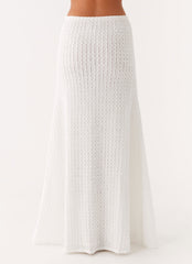 Clovelly Maxi Skirt - White