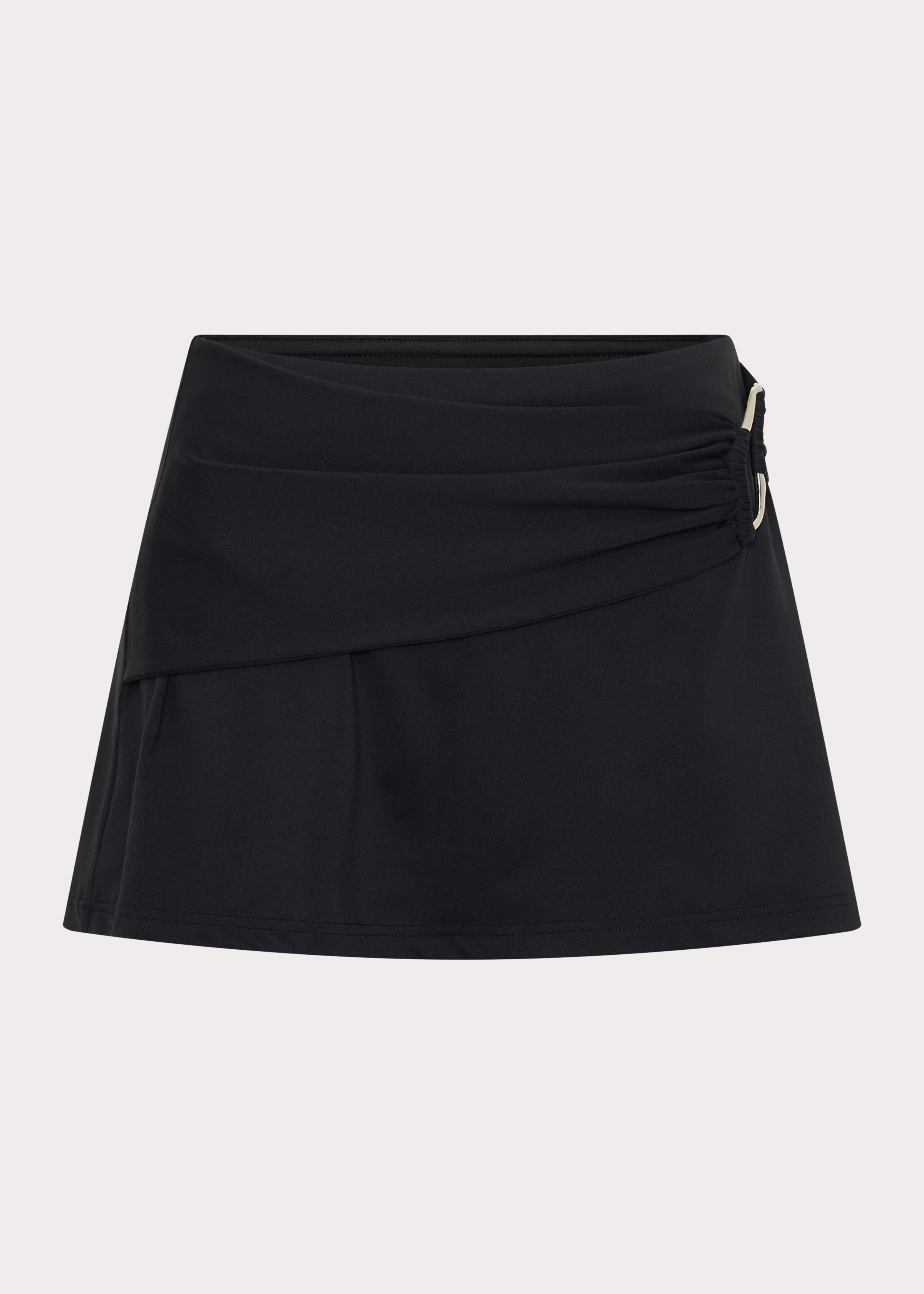 Collab Mini Skirt - Black