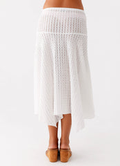 Katta Midi Skirt - Ivory