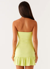 Tabi Mini Dress - Sunny Lime