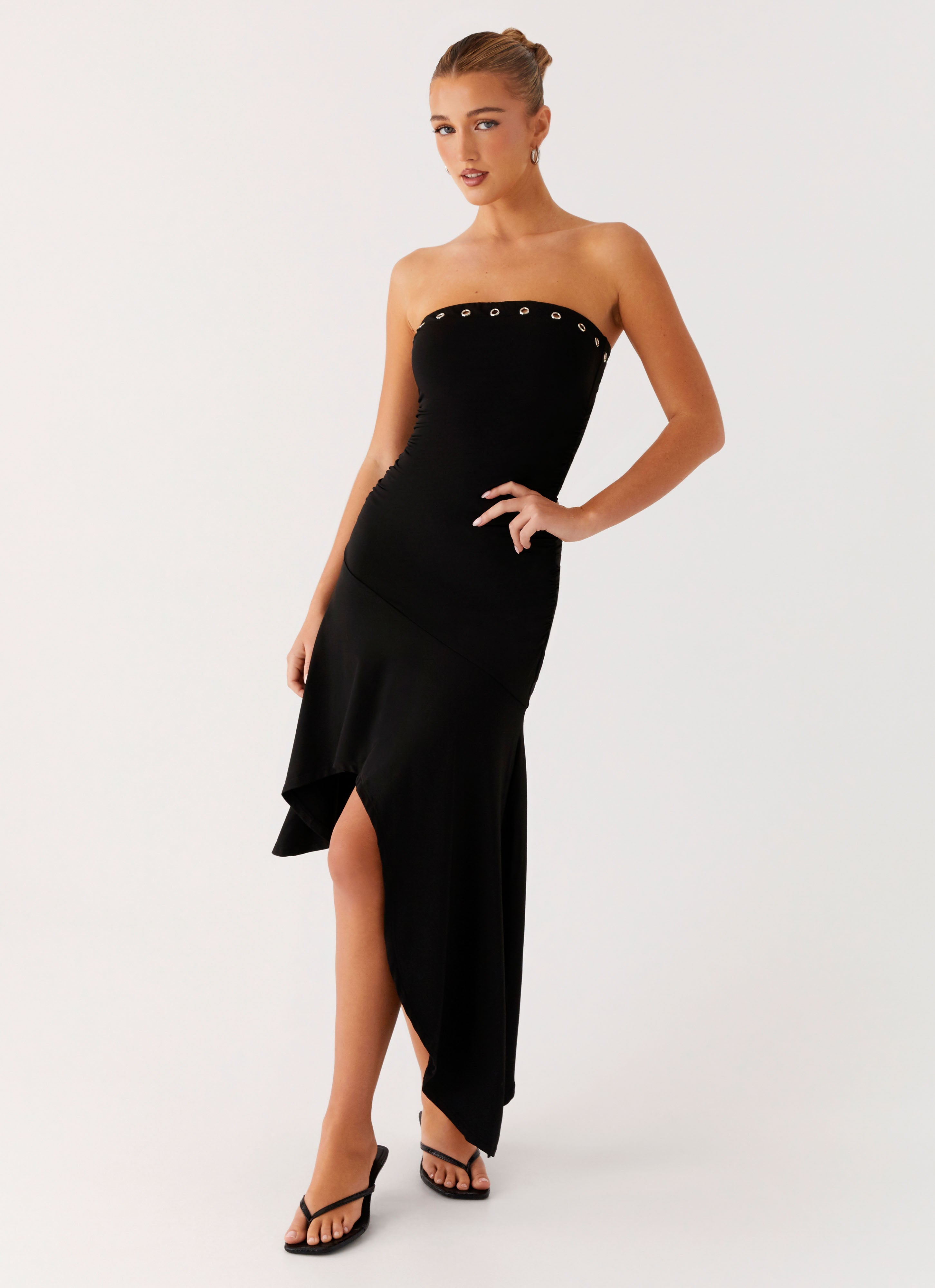 Unapologetic Midi Dress - Black