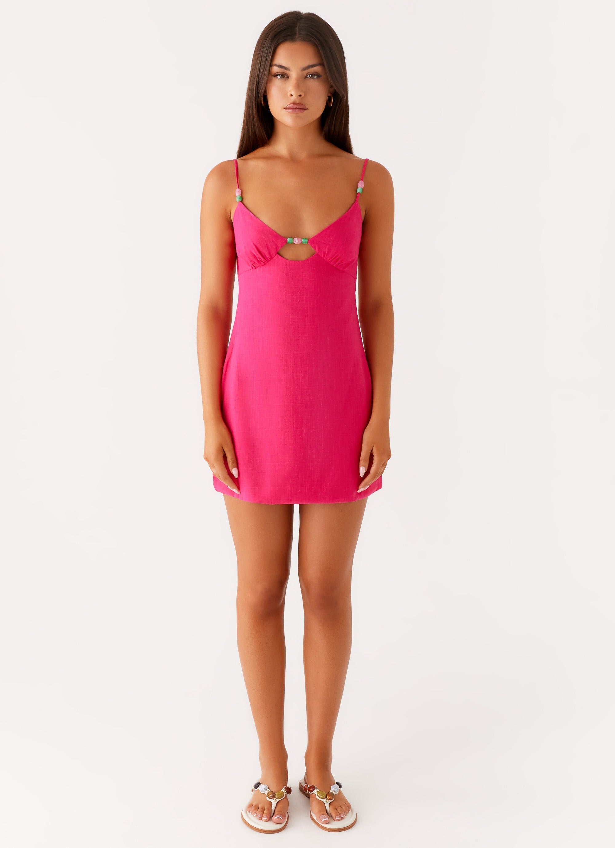 Vander Mini Dress - Fuchsia