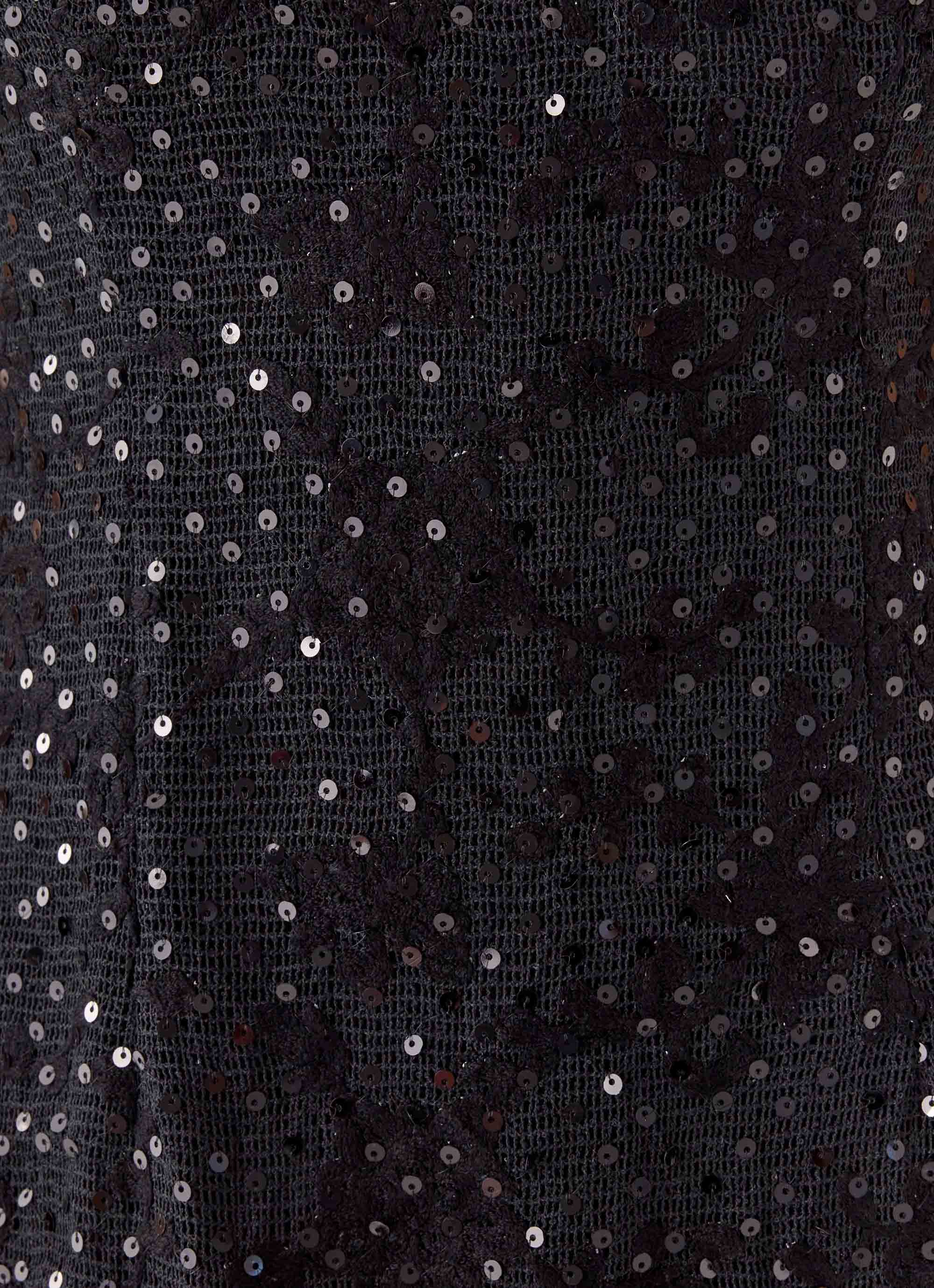Vision Sequin Mini Dress - Black